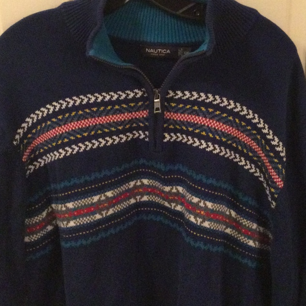 Blue Winter Ski Sweater xxl